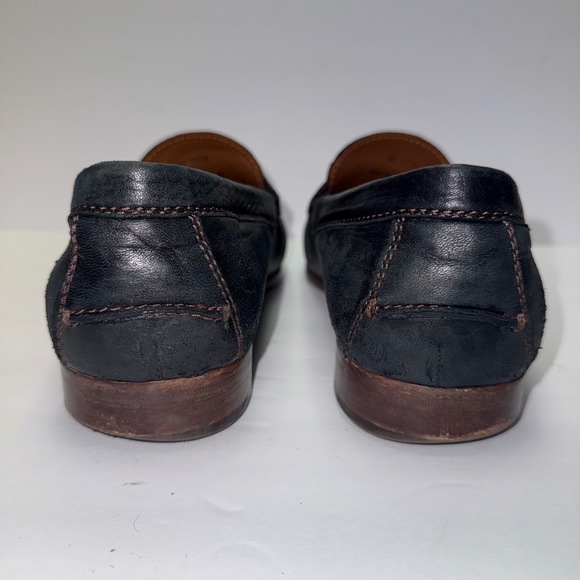 Trask Penny Loafer Mens 10M Black Leather Handsewn Moc Toe 30-1776 main image 9